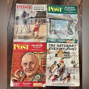 VTG The Saturday Evening Post Magazines
